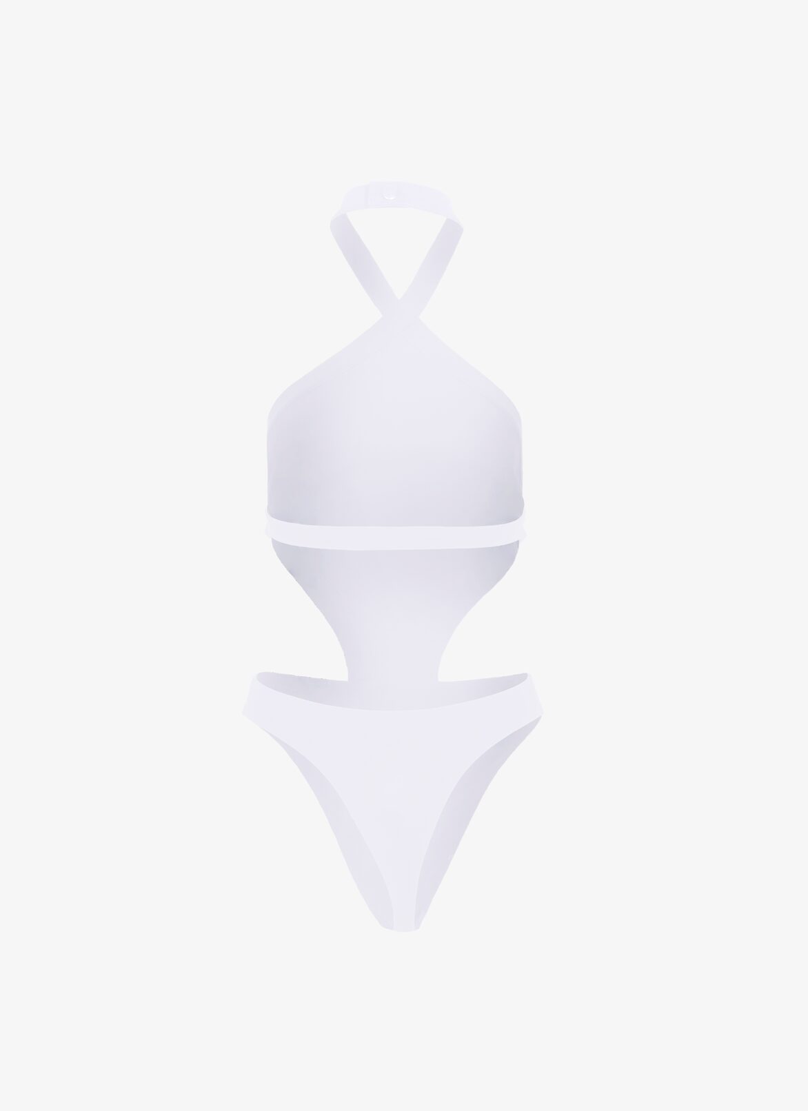 TRIKINI SWIMSUIT ALAÏA WHITE TRIKINI SWIMSUIT